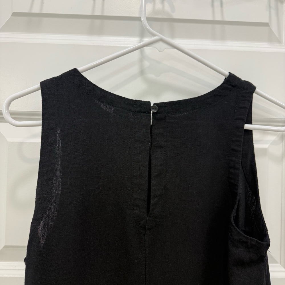 EUC OLD NAVY Sleeveless Linen-Blend Mini Shift Dress - Picture 4 of 7